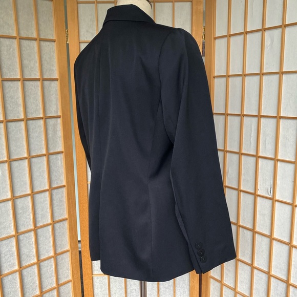 Classiques Entier Black 100% Wool Blazer SZ MP Career Office - Picture 6 of 12
